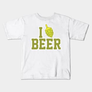 I Love Beer Shirt Kids T-Shirt